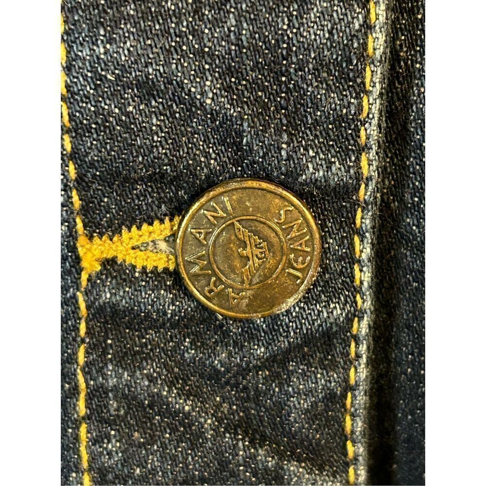 Armani Jeans Jean Jacket Size 6 (0447) - Picture 8 of 12